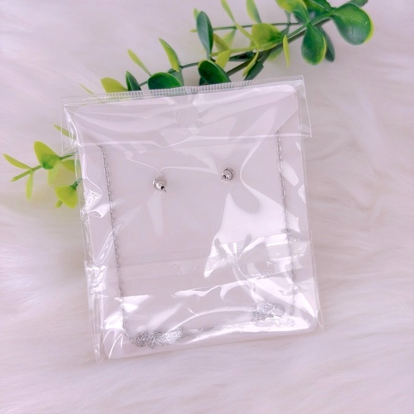 Mickey Mouse Stainless Steel Necklace and Earring Set - Picture 10 of 11